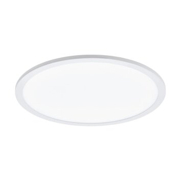 EGLO SARSINA-A Plafoniera LED Bianco, 1-Luce, Telecomando