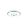 Reality Realta Plafoniera LED Alluminio satinato, 2-Luci, Telecomando, Cambia colore