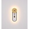 Globo UHR Applique LED Nero, 1-Luce