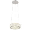 Globo MUCKY Lampadario a sospensione LED Cromo, 1-Luce, Telecomando