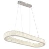 Globo MUCKY Lampadario a sospensione LED Cromo, 1-Luce, Telecomando