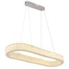 Globo MUCKY Lampadario a sospensione LED Cromo, 1-Luce, Telecomando