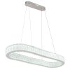 Globo MUCKY Lampadario a sospensione LED Cromo, 1-Luce, Telecomando