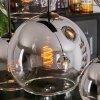 Koyoto Lampadario a sospensione - Vetro Cromo, Chiaro, Grigio fumo, 8-Luci