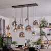 Koyoto Lampadario a sospensione - Vetro Cromo, Chiaro, Grigio fumo, 8-Luci