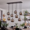Koyoto Lampadario a sospensione - Vetro Cromo, Grigio fumo, 8-Luci