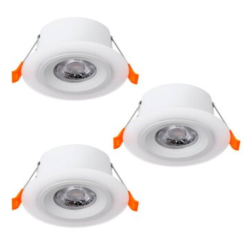 Eglo CALONGE Lampada da incasso - Set di 3 LED Bianco, 3-Luci