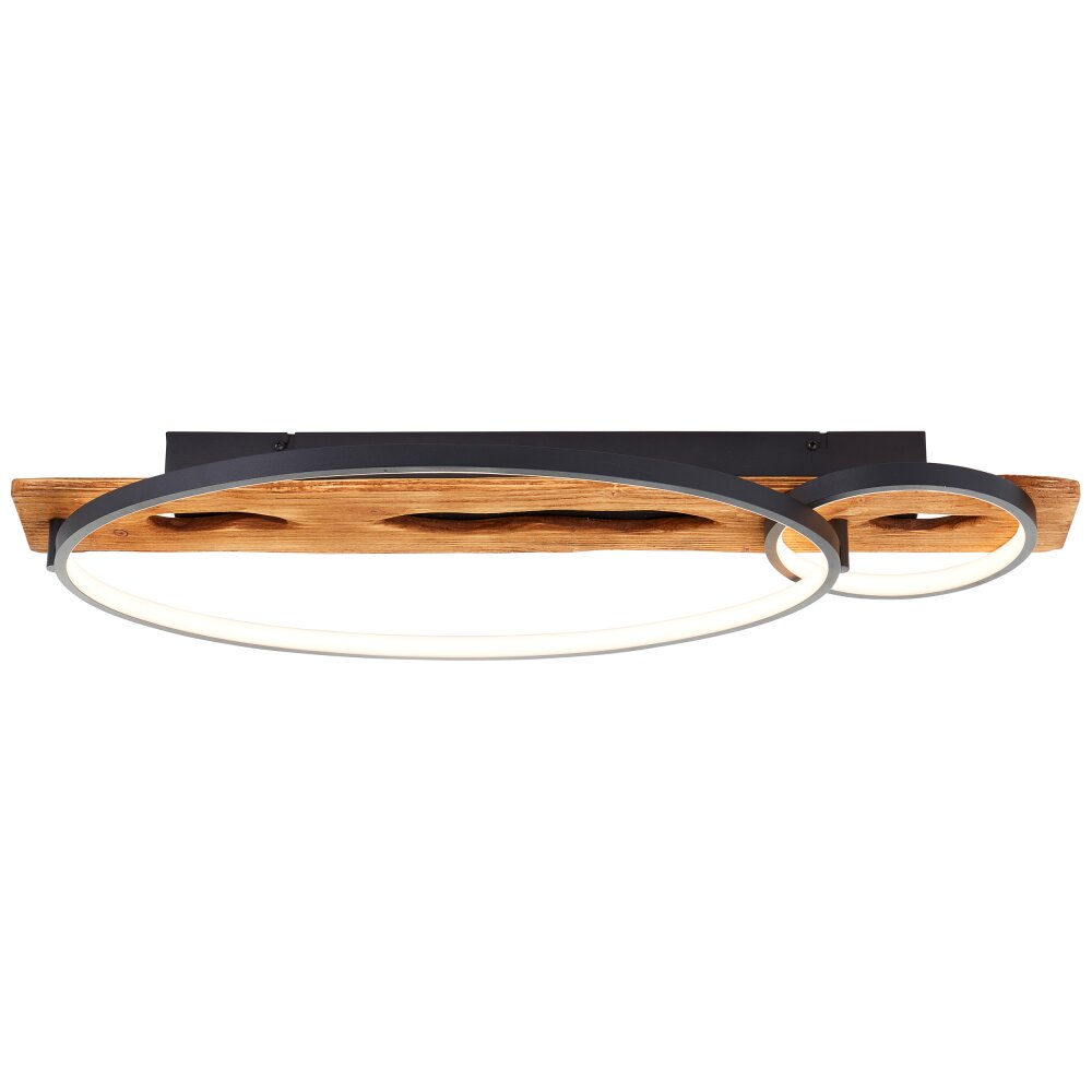 Brilliant Pirus Plafoniera LED Marrone, Nero, 1-Luce main product photo
