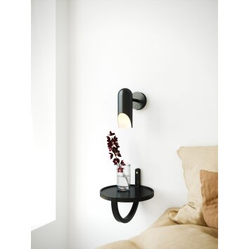 Design For The People by Nordlux ROCHELLE Applique Nero, 1-Luce