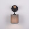 JUST LIGHT GERDA TRIBU Applique Écru, Nero, 1-Luce
