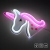 Leuchten-Direkt NEON-UNICORN Lampada decorativa LED Trasparente, chiaro, 1-Luce