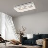 Leuchten-Direkt VERTIGO Plafoniera LED Bianco, 1-Luce, Telecomando