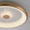 Leuchten-Direkt VERTIGO Plafoniera LED Oro, 1-Luce, Telecomando