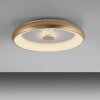 Leuchten-Direkt VERTIGO Plafoniera LED Oro, 1-Luce, Telecomando