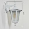 Loria Applique da esterno Bianco, 1-Luce