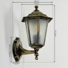 Loria Applique da esterno Oro, Nero, 1-Luce