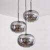 Apedo Lampadario a sospensione - Vetro Grigio fumo, 3-Luci