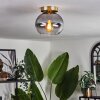 Apedo Plafoniera - Vetro Ottone, 1-Luce