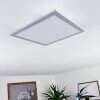 Farc Plafoniera LED Argento, 1-Luce