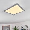 Farc Plafoniera LED Argento, 1-Luce