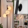 Remaisnil Lampada da terra - Vetro 15 cm Bianco, 3-Luci