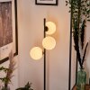 Remaisnil Lampada da terra - Vetro 15 cm Bianco, 3-Luci