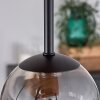 Chehalis Plafoniera - Vetro 10 cm Écru, Nero, 5-Luci