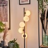 Remaisnil Lampada da terra - Vetro 12 cm Bianco, 5-Luci