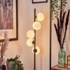 Remaisnil Lampada da terra - Vetro 12 cm Bianco, 5-Luci