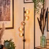 Remaisnil Lampada da terra - Vetro 12 cm Ambrato, 6-Luci
