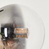 Remaisnil Lampada da terra - Vetro 10 cm, 15 cm Ambrato, Grigio fumo, 3-Luci