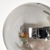 Remaisnil Lampada da terra - Vetro 10 cm, 15 cm Ambrato, Grigio fumo, 3-Luci