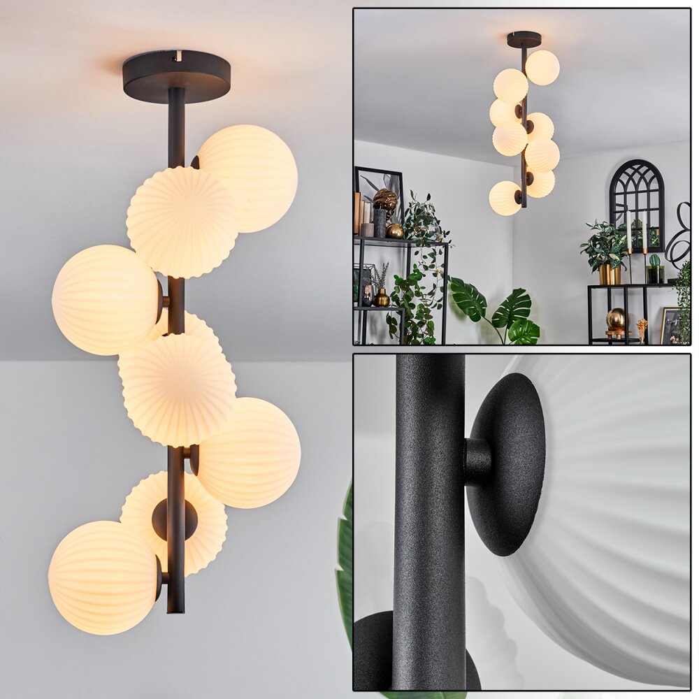 Chehalis Plafoniera - Vetro 12 cm Bianco, 8-Luci main product photo