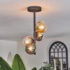 Chehalis Plafoniera - Vetro 10 cm Ambrato, Chiaro, Grigio fumo, 4-Luci