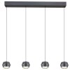 Globo MARTHY Lampadario a sospensione LED Grigio, 4-Luci