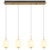 Globo EWALD Lampadario a sospensione LED Bianco, 4-Luci