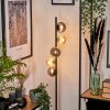 Remaisnil Lampada da terra - Vetro 10 cm, 12 cm Nero, 5-Luci