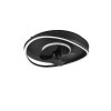 Reality SORTLAND ventilatore da soffitto LED Nero, 1-Luce, Telecomando