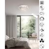 Reality UMEA ventilatore da soffitto LED Bianco, 1-Luce, Telecomando