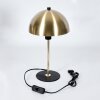 Stile fungo  Sandvig Lampada da tavolo Ottone, Nero, 1-Luce