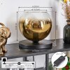 Koyoto Lampada da tavolo 25 cm Nero, 1-Luce