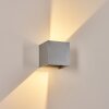 Tamarin Lampada da parete per esterno, Lampade Up & Down, Applique LED Grigio, Argento, 1-Luce