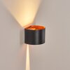 Tamarin Lampada da parete per esterno, Lampade Up & Down, Applique LED Ramato, Nero, 1-Luce