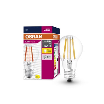 Illuminazione Osram E27 LED 11 Watt Bianco caldo 1521 Lumen