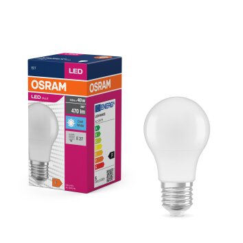 Illuminazione Osram E27 LED 4.9 Watt Bianco neutro 470 Lumen