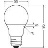 Illuminazione Osram E27 LED 4.9 Watt Bianco luce solare 470 Lumen