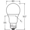 Illuminazione Osram E27 LED 8.5 Watt Bianco caldo 806 Lumen