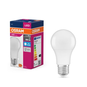 Illuminazione Osram E27 LED 8.5 Watt bianco luce diurna 806 Lumen