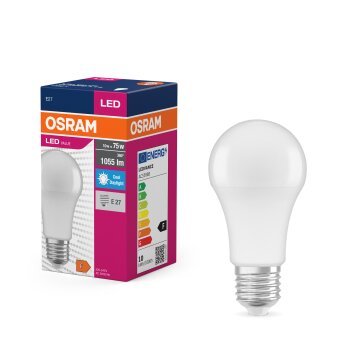 Illuminazione Osram E27 LED 10 Watt Bianco luce solare 1055 Lumen