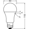 Illuminazione Osram E27 LED 13 Watt Bianco neutro 1521 Lumen